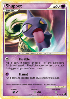 Shuppet - HS—Triumphant - #75 - Pokemon TCG card