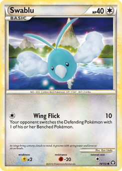 Swablu #78 Swablu - HS—Triumphant - #78 - Pokemon TCG card