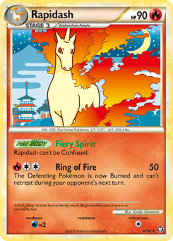 Rapidash #8 Rapidash - HS—Triumphant - #8 - Pokemon TCG card