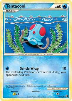 Tentacool - HS—Triumphant - #80 - Pokemon TCG card