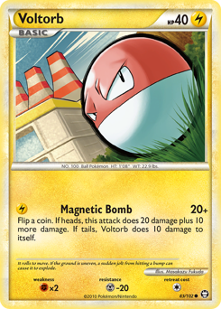 Voltorb #83 Voltorb - HS—Triumphant - #83 - Pokemon TCG card