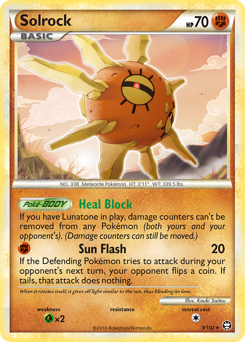 Solrock - HS—Triumphant - #9 - Pokemon TCG card