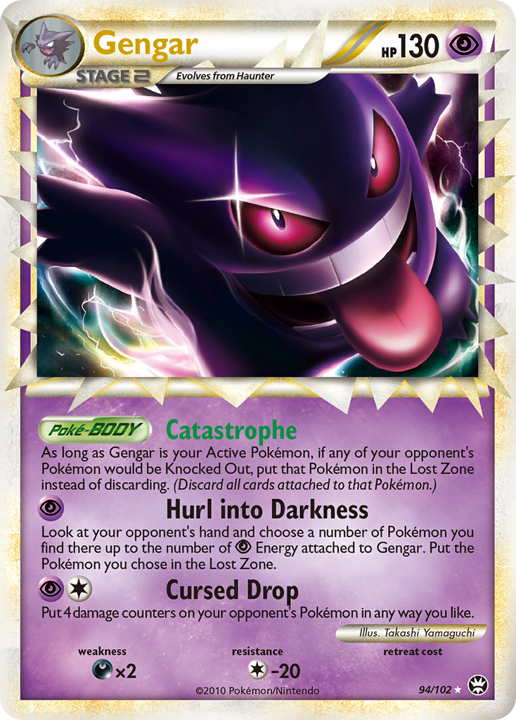 Gengar - HS—Triumphant - #94 - Pokemon TCG card