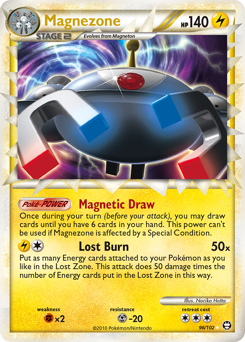 Magnezone #96 Magnezone - HS—Triumphant - #96 - Pokemon TCG card