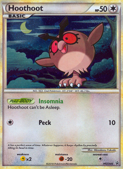 Hoothoot - HGSS Black Star Promos - #HGSS05 - Pokemon TCG card