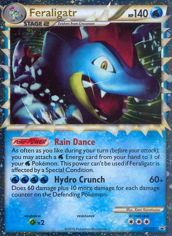 Feraligatr - HGSS Black Star Promos - #HGSS07 - Pokemon TCG card