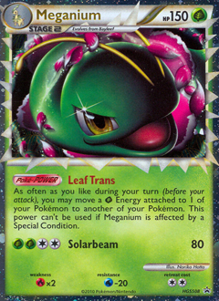 Meganium - HGSS Black Star Promos - #HGSS08 - Pokemon TCG card