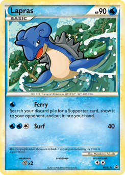 Lapras - HGSS Black Star Promos - #HGSS14 - Pokemon TCG card