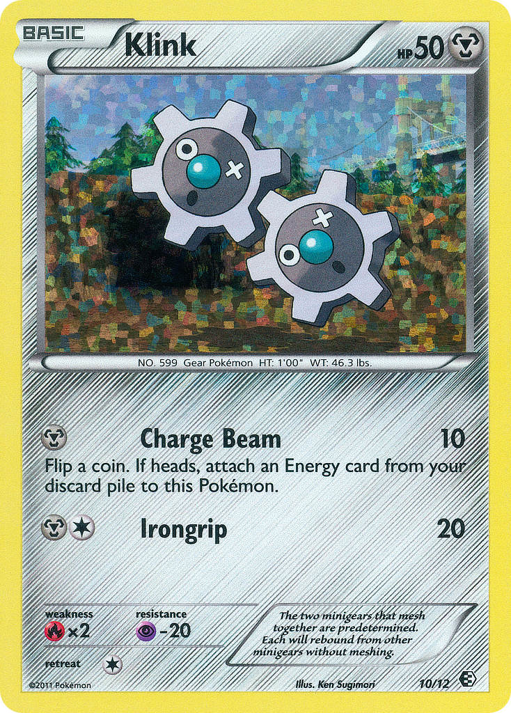 Klink - McDonald's Collection 2011 - #10 - Pokemon TCG card