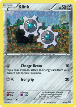 Klink - McDonald's Collection 2011 - #10 - Pokemon TCG card