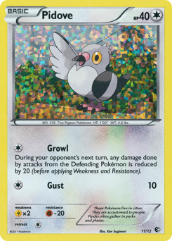 Pidove - McDonald's Collection 2011 - #11 - Pokemon TCG card