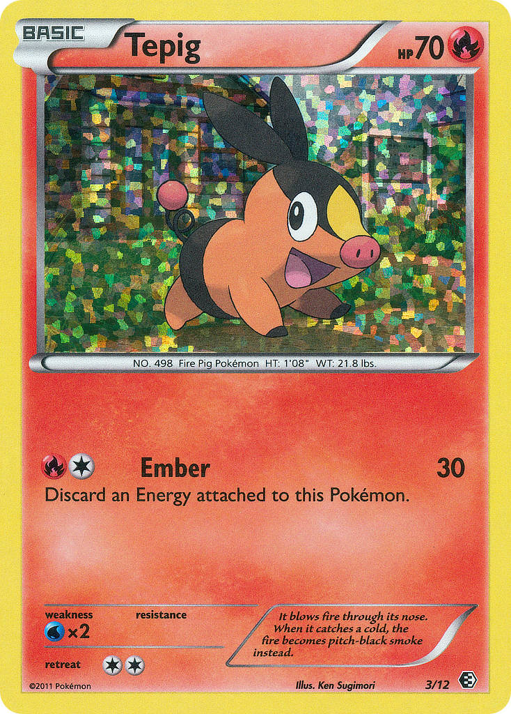 Tepig - McDonald's Collection 2011 - #3 - Pokemon TCG card