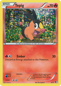 Tepig - McDonald's Collection 2011 - #3 - Pokemon TCG card