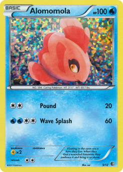 Alomomola - McDonald's Collection 2011 - #5 - Pokemon TCG card