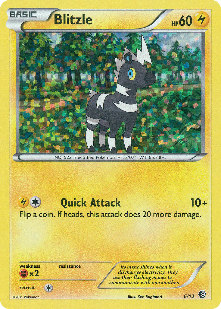 Blitzle - McDonald's Collection 2011 - #6 - Pokemon TCG card