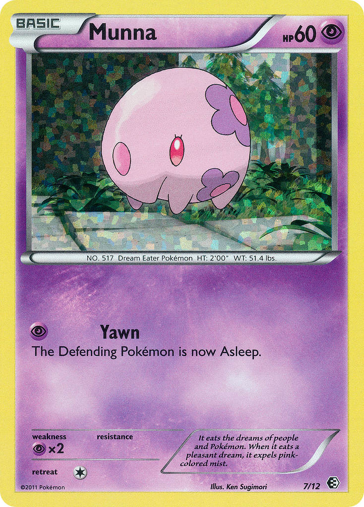 Munna - McDonald's Collection 2011 - #7 - Pokemon TCG card