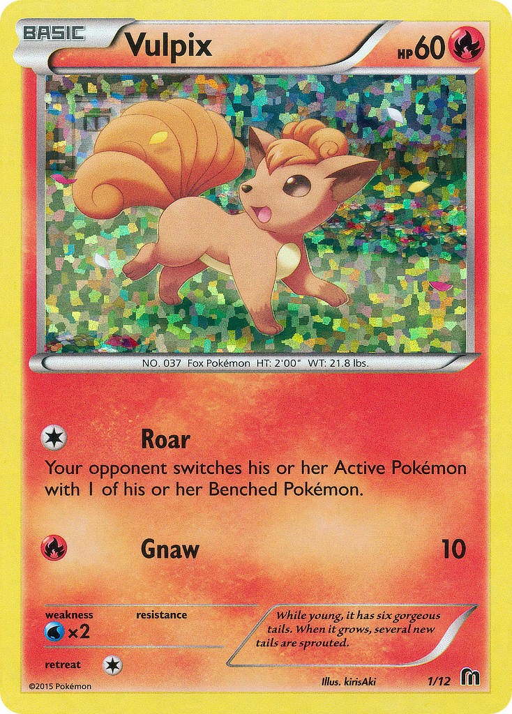 Vulpix - McDonald's Collection 2016 - #1 - Pokemon TCG card