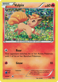 Vulpix - McDonald's Collection 2016 - #1 - Pokemon TCG card