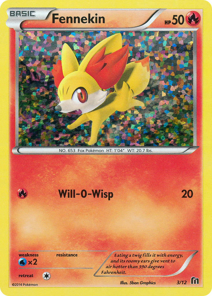 Fennekin - McDonald's Collection 2016 - #3 - Pokemon TCG card