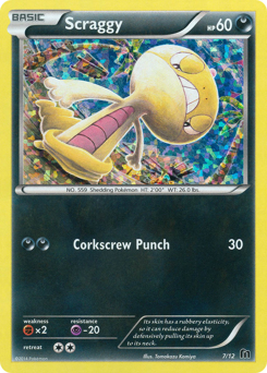 Scraggy - McDonald's Collection 2016 - #7 - Pokemon TCG card