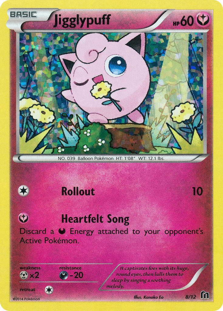 Jigglypuff - McDonald's Collection 2016 - #8 - Pokemon TCG card