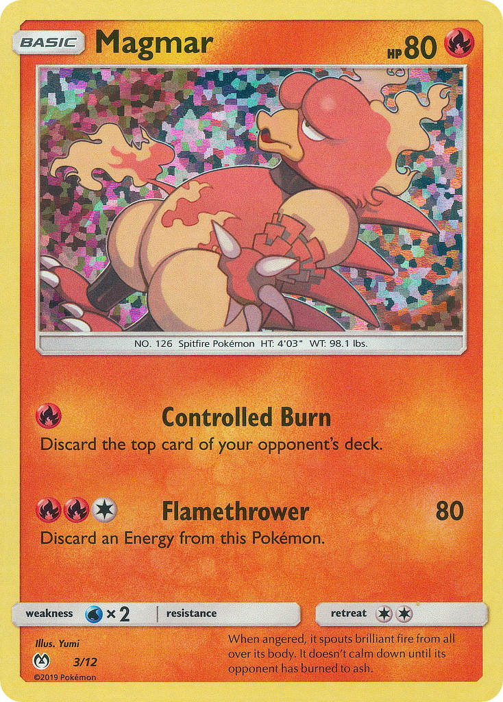 Magmar - McDonald's Collection 2019 - #3 - Pokemon TCG card