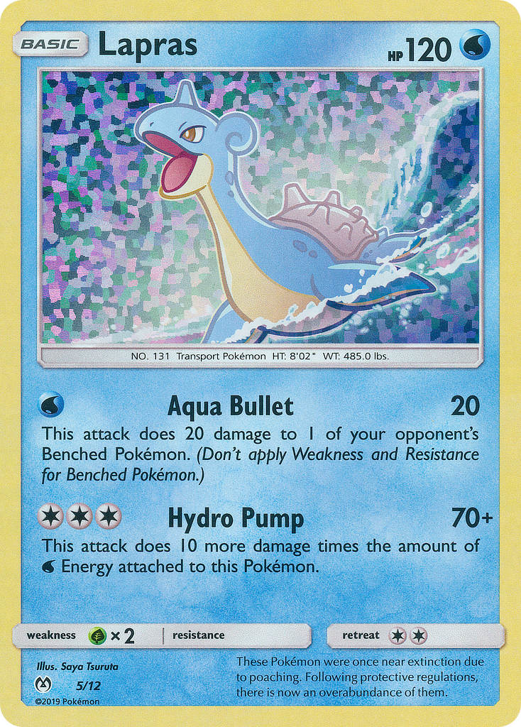 Lapras - McDonald's Collection 2019 - #5 - Pokemon TCG card