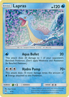 Lapras - McDonald's Collection 2019 - #5 - Pokemon TCG card