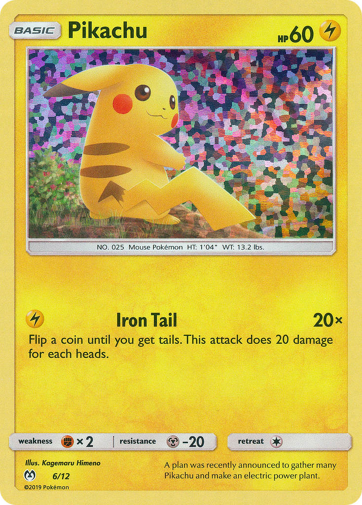 Pikachu - McDonald's Collection 2019 - #6 - Pokemon TCG card