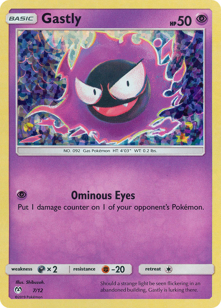Gastly - McDonald's Collection 2019 - #7 - Pokemon TCG card