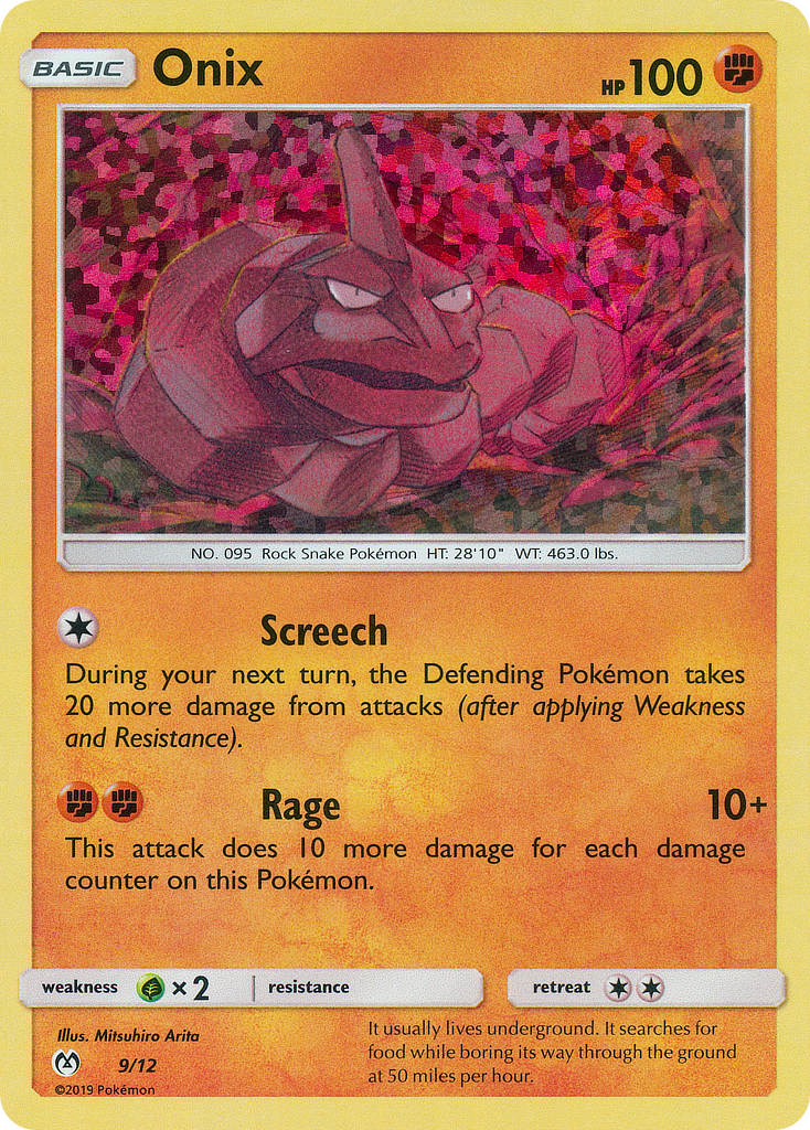 Onix - McDonald's Collection 2019 - #9 - Pokemon TCG card