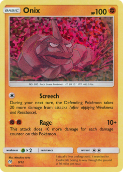 Onix - McDonald's Collection 2019 - #9 - Pokemon TCG card