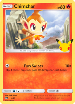 Chimchar #12 Chimchar - McDonald's Collection 2021 - #12 - Pokemon TCG card
