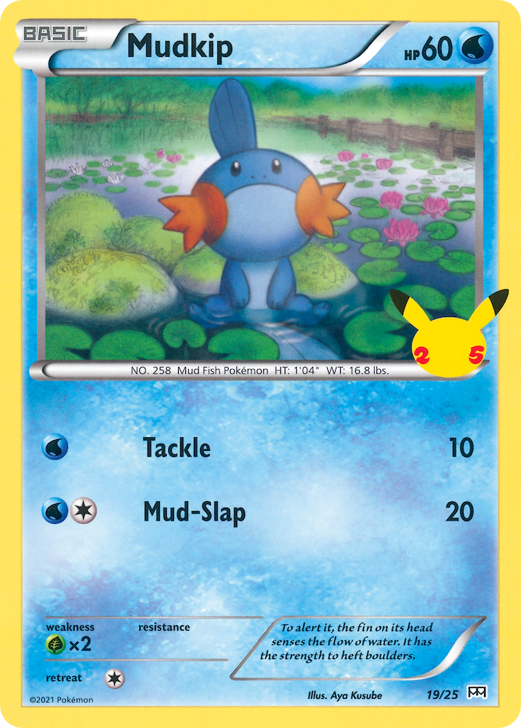 Mudkip - McDonald's Collection 2021 - #19 - Pokemon TCG card