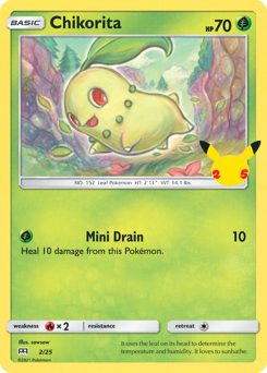 Chikorita #2 Chikorita - McDonald's Collection 2021 - #2 - Pokemon TCG card