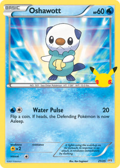 Oshawott - McDonald's Collection 2021 - #21 - Pokemon TCG card