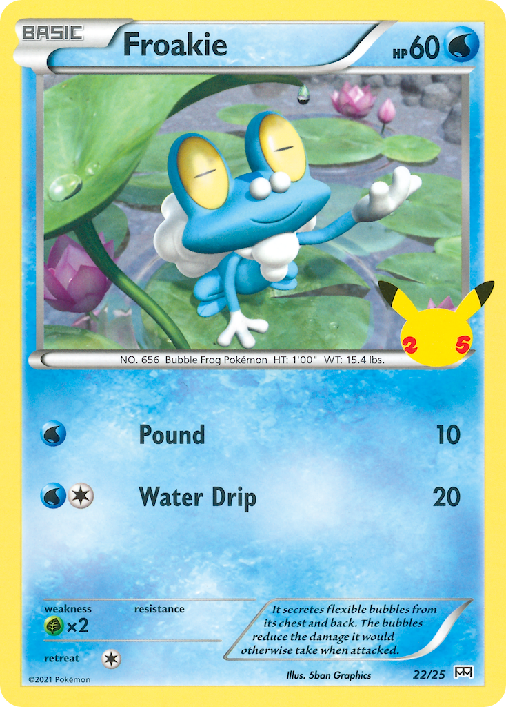Froakie - McDonald's Collection 2021 - #22 - Pokemon TCG card
