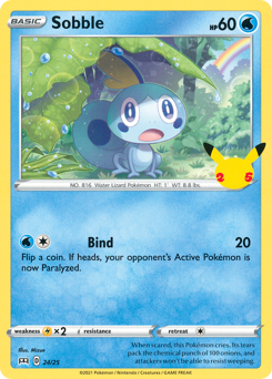 Sobble #24 Sobble - McDonald's Collection 2021 - #24 - Pokemon TCG card