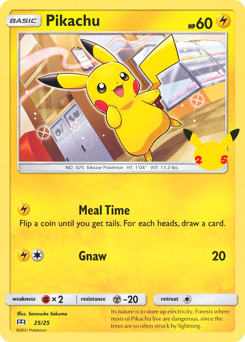 Pikachu #25 Pikachu - McDonald's Collection 2021 - #25 - Pokemon TCG card