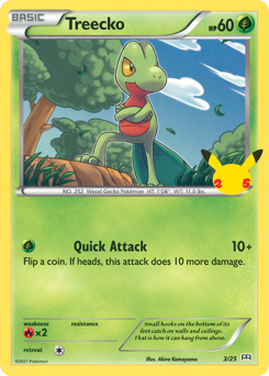 Treecko #3 Treecko - McDonald's Collection 2021 - #3 - Pokemon TCG card