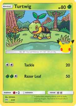 Turtwig - McDonald's Collection 2021 - #4 - Pokemon TCG card