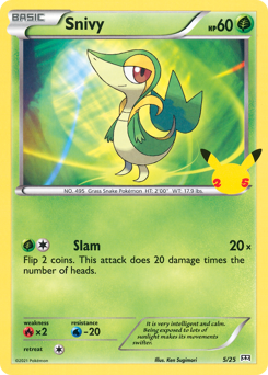 Snivy - McDonald's Collection 2021 - #5 - Pokemon TCG card