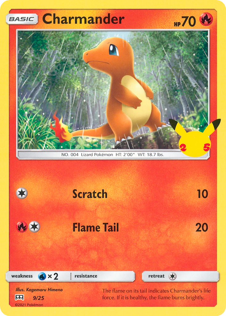 Charmander - McDonald's Collection 2021 - #9 - Pokemon TCG card