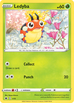 Ledyba - McDonald's Collection 2022 - #1 - Pokemon TCG card