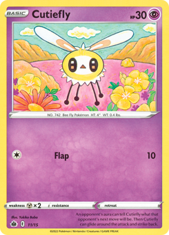 Cutiefly - McDonald's Collection 2022 - #11 - Pokemon TCG card