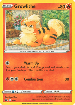Growlithe - McDonald's Collection 2022 - #4 - Pokemon TCG card