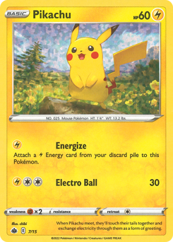 Pikachu #7 Pikachu - McDonald's Collection 2022 - #7 - Pokemon TCG card
