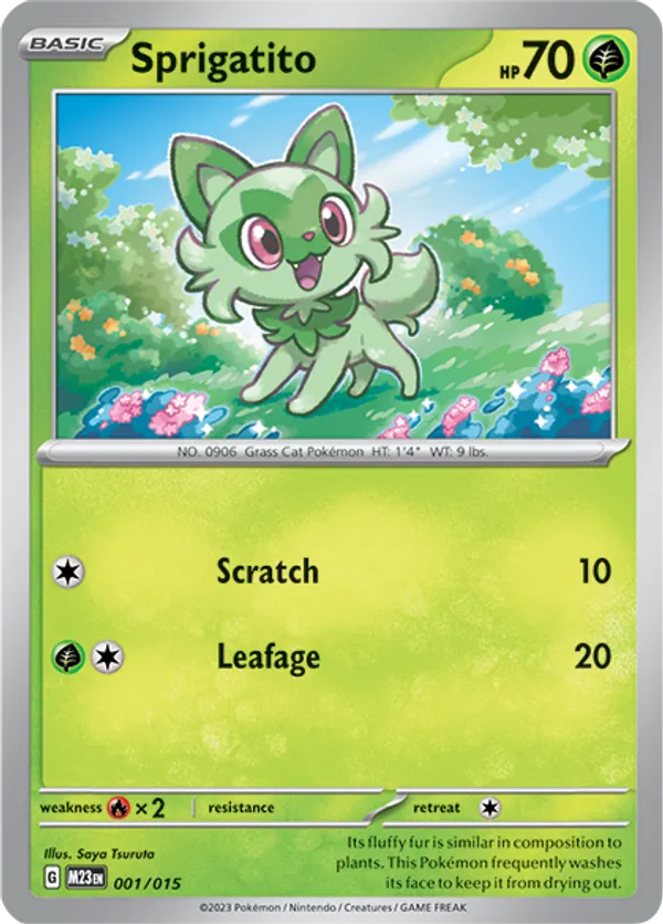 Sprigatito - McDonald's Collection 2023 - #1 - Pokemon TCG card