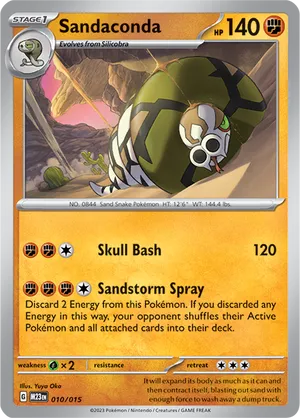 Sandaconda - McDonald's Collection 2023 - #10 - Pokemon TCG card