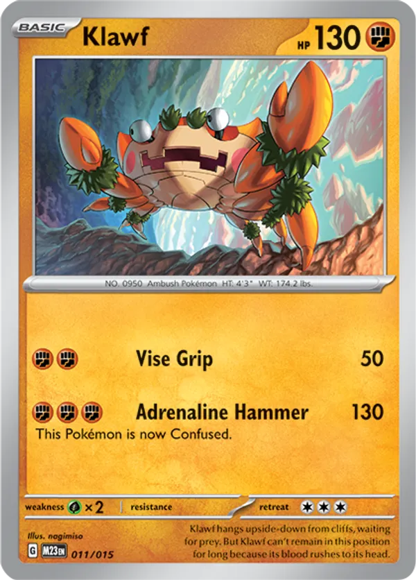 Klawf - McDonald's Collection 2023 - #11 - Pokemon TCG card